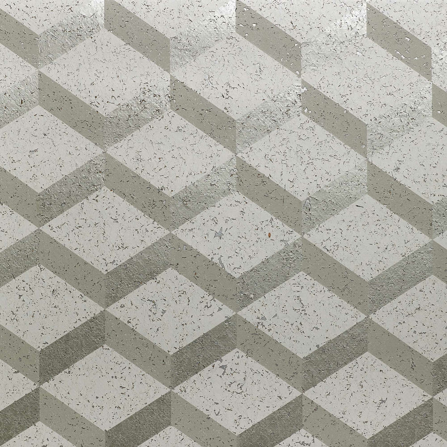Printed Cork 3D Square Tapet — Nobilis
