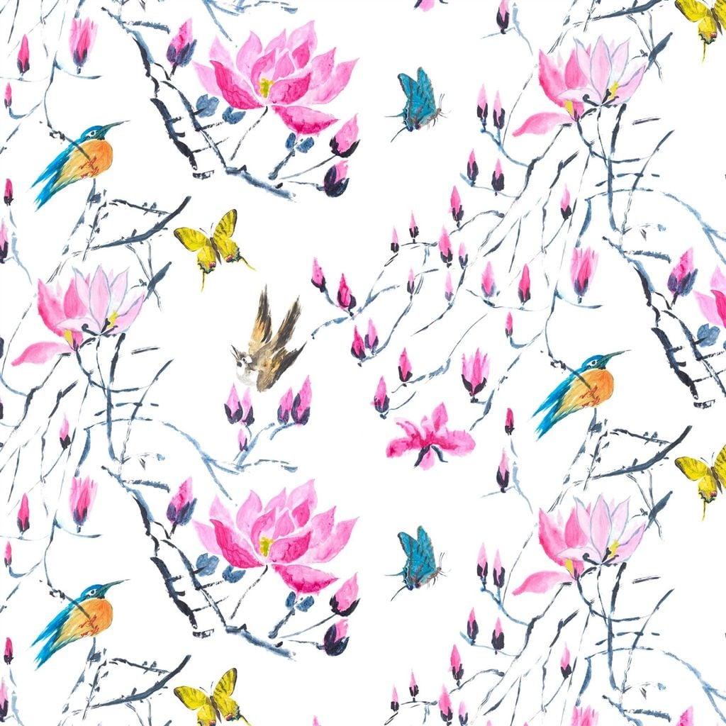 Madame Butterfly Peony — Designers Guild tyg