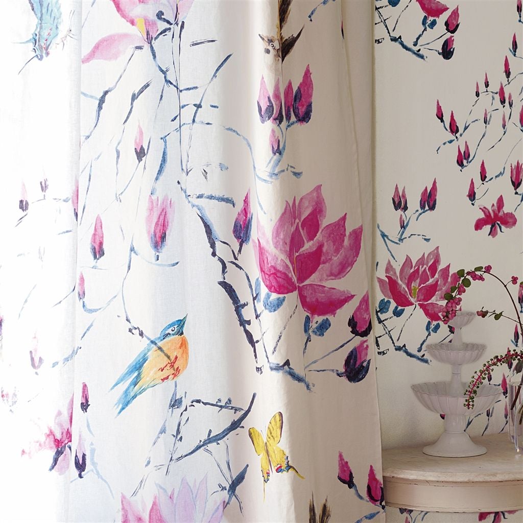 Madame Butterfly Tyg — Designers Guild i miljö