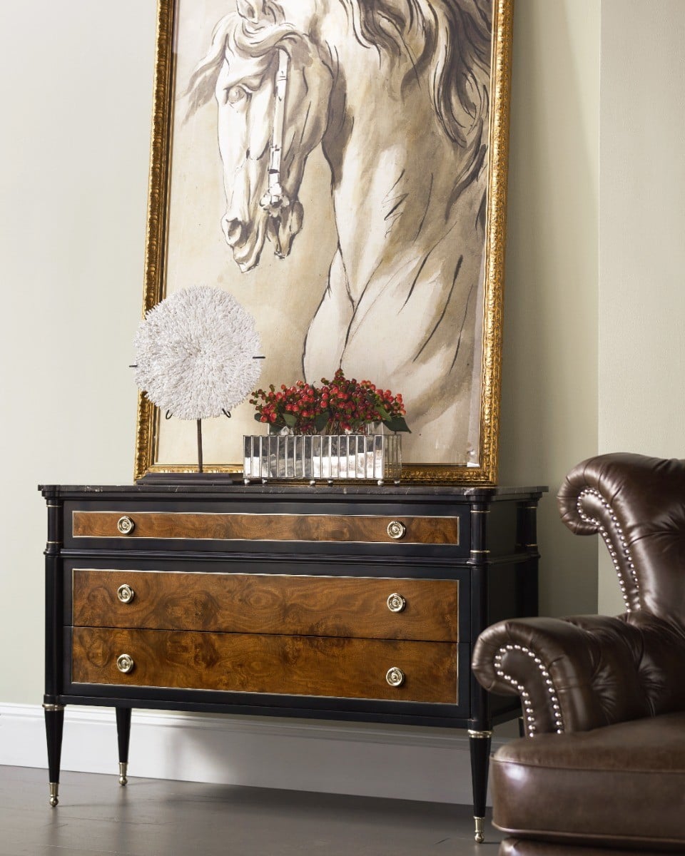 Madison Chest of Drawers with Marble Top - Jonathan Charles