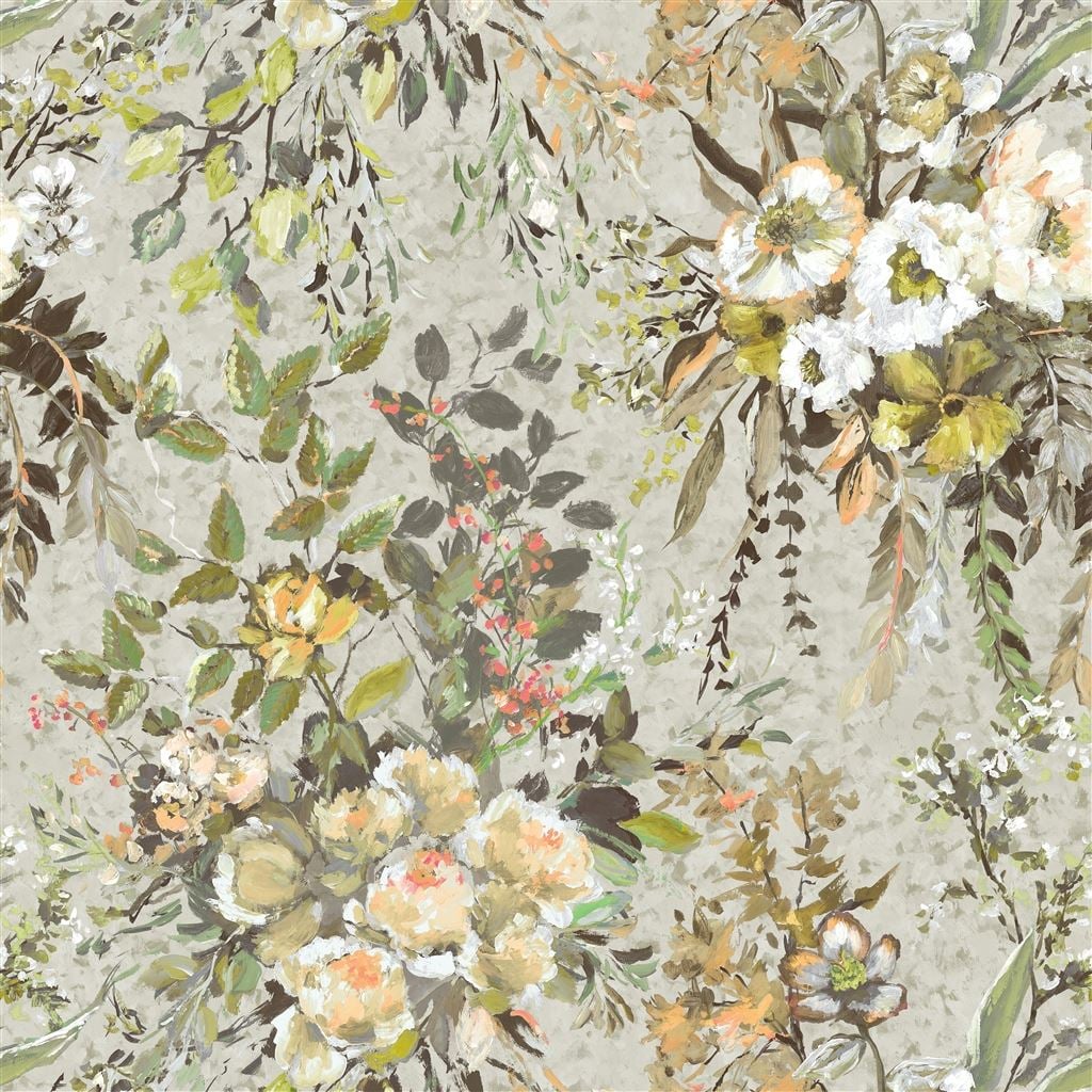 Margaretta Sepia — Designers Guild tapet