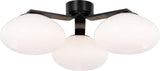 Marisol XL Triple Plafond Gun Metal