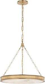 Matthew 24" Chandelier — Marie Flanigan for Visual Comfort & Co. — Soft Brass with Alabaster