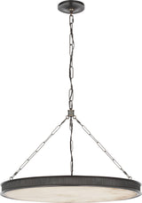 Matthew 30" Chandelier — Marie Flanigan for Visual Comfort & Co. — Bronze with Alabaster