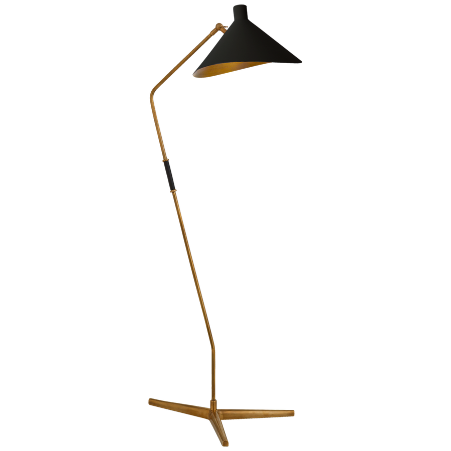 Mayotte Large Offset Golvlampa — Visual Comfort