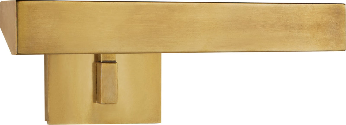 McClain 12" Hardwired Tavelbelysning — J. Randall Powers for Visual Comfort & Co. — Hand-Rubbed Antique Brass