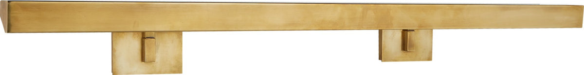 McClain 42" Hardwired Tavelbelysning — J. Randall Powers for Visual Comfort & Co. — Hand-Rubbed Antique Brass