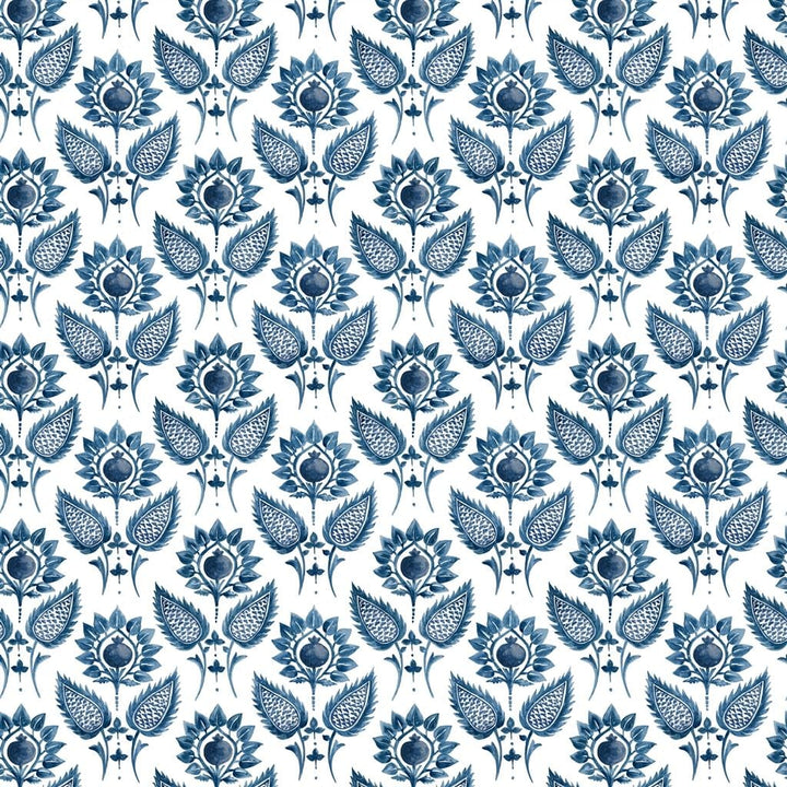 Medici Flower Indigo — William Yeoward tyg