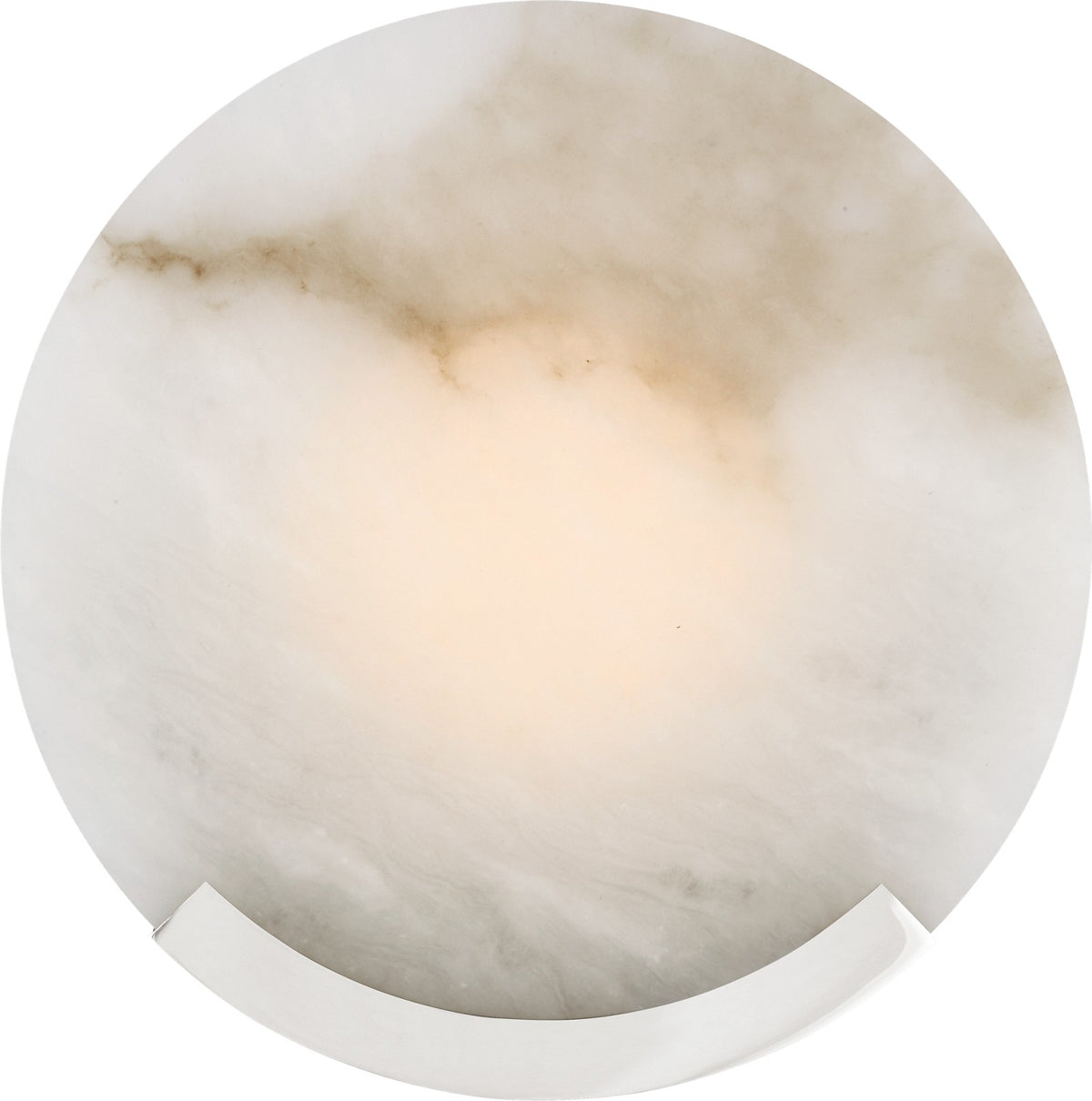 Melange 10" Vägglampa — Kelly Wearstler for Visual Comfort & Co. — Polished Nickel with Alabaster