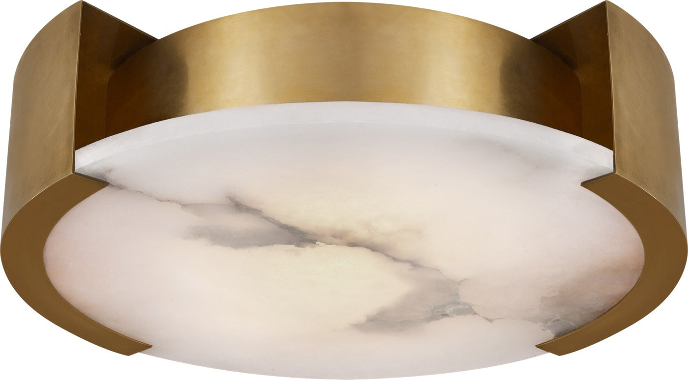 Melange Plafond Large — Kelly Wearstler for Visual Comfort & Co. — Antique-Burnished Brass with Alabaster