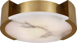 Melange Plafond Large — Kelly Wearstler for Visual Comfort & Co. — Antique-Burnished Brass with Alabaster