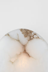 Melange Vägglampa — Kelly Wearstler for Visual Comfort & Co. — Polished Nickel with Alabaster detaljbild