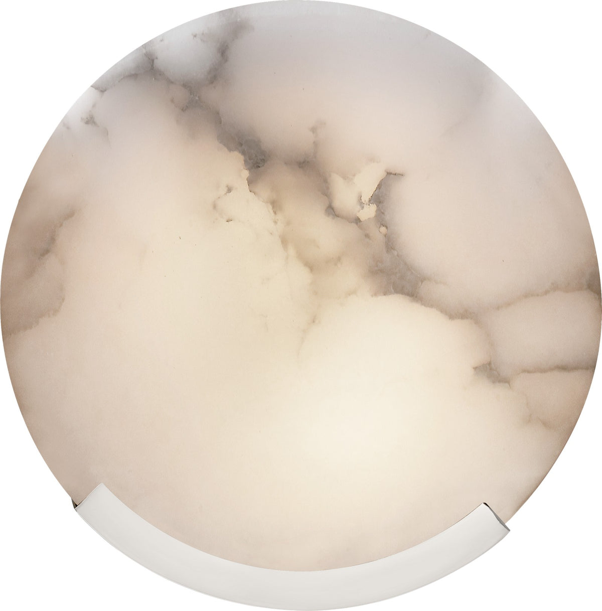 Melange Vägglampa — Kelly Wearstler for Visual Comfort & Co. — Polished Nickel with Alabaster