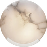 Melange Vägglampa — Kelly Wearstler for Visual Comfort & Co. — Polished Nickel with Alabaster
