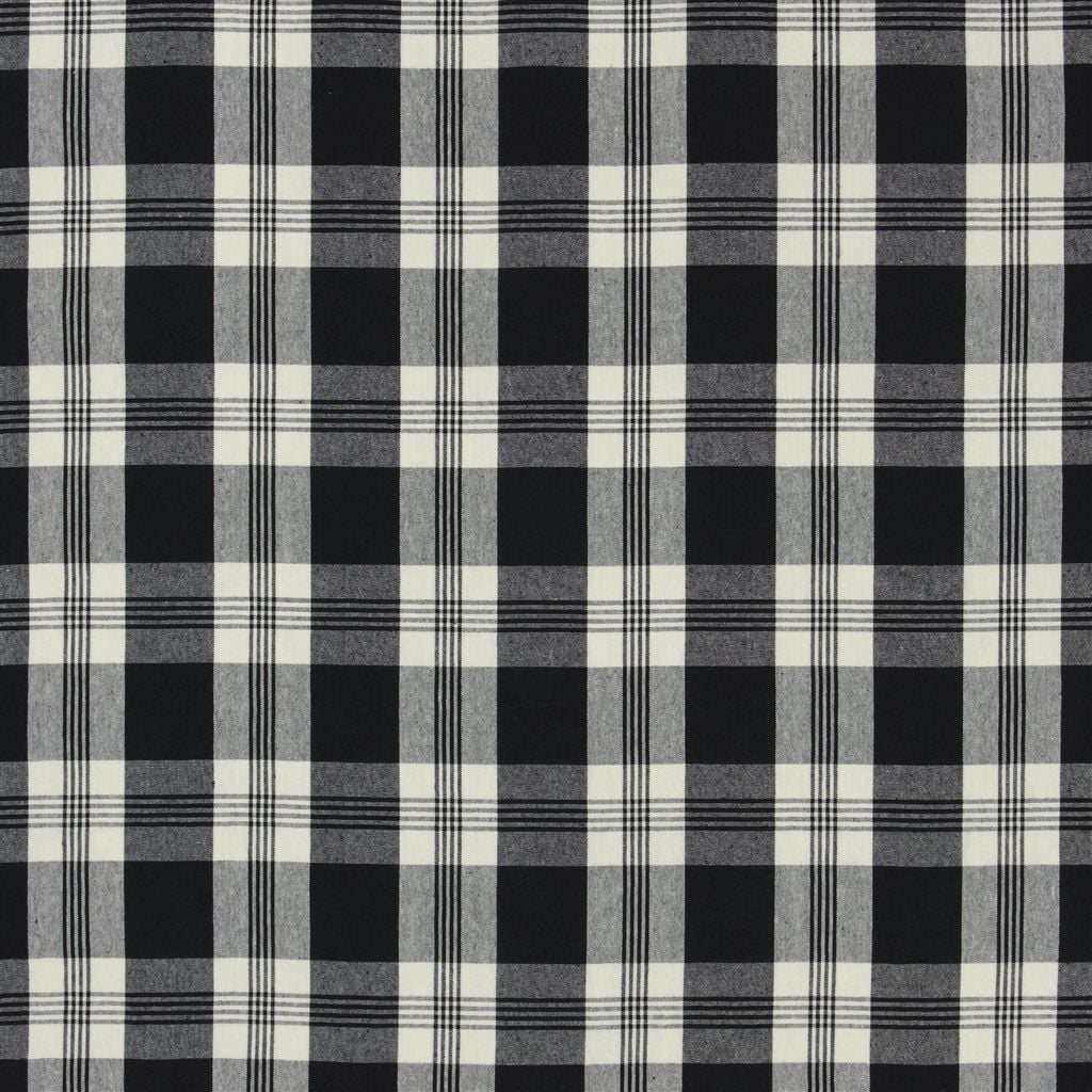 Mill Pond Check Black / Cream — Ralph Lauren Home