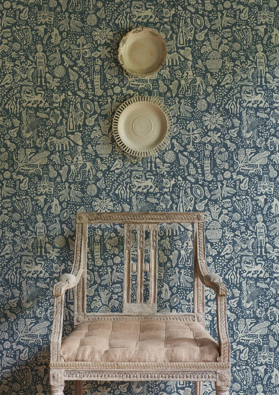 Minna Maze Marmara — Lewis & Wood tapet
