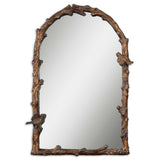 Paza Antique Gold Arch Mirror - undefined