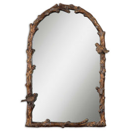 Paza Antique Gold Arch Mirror