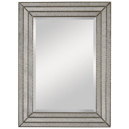 Seymour Antique Silver Mirror - undefined