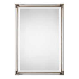Mackai Metallic Silver Mirror - undefined