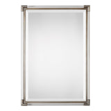 Mackai Metallic Silver Mirror - undefined