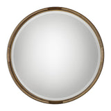 Finnick Iron Coil Round Mirror - undefined