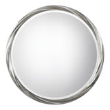 Orion Silver Round Mirror - undefined
