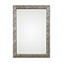 Evelina Silver Leaves Mirror - undefined