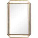 Amherst Brushed Gold Mirror - undefined