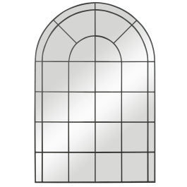 Grantola Black Arch Iron Mirror - undefined