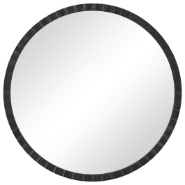 Dandridge Round Industrial Mirror - undefined