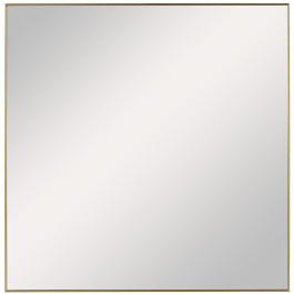 Alexo Gold Square Mirror - undefined