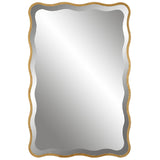 Aneta Gold Scalloped Mirror - undefined