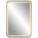 Crofton Lighted Black Vanity Mirror - undefined