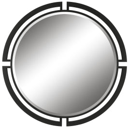 Quadrant Modern Round Mirror - undefined