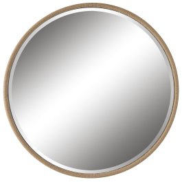 Ranchero Natural Rope Round Mirror - undefined