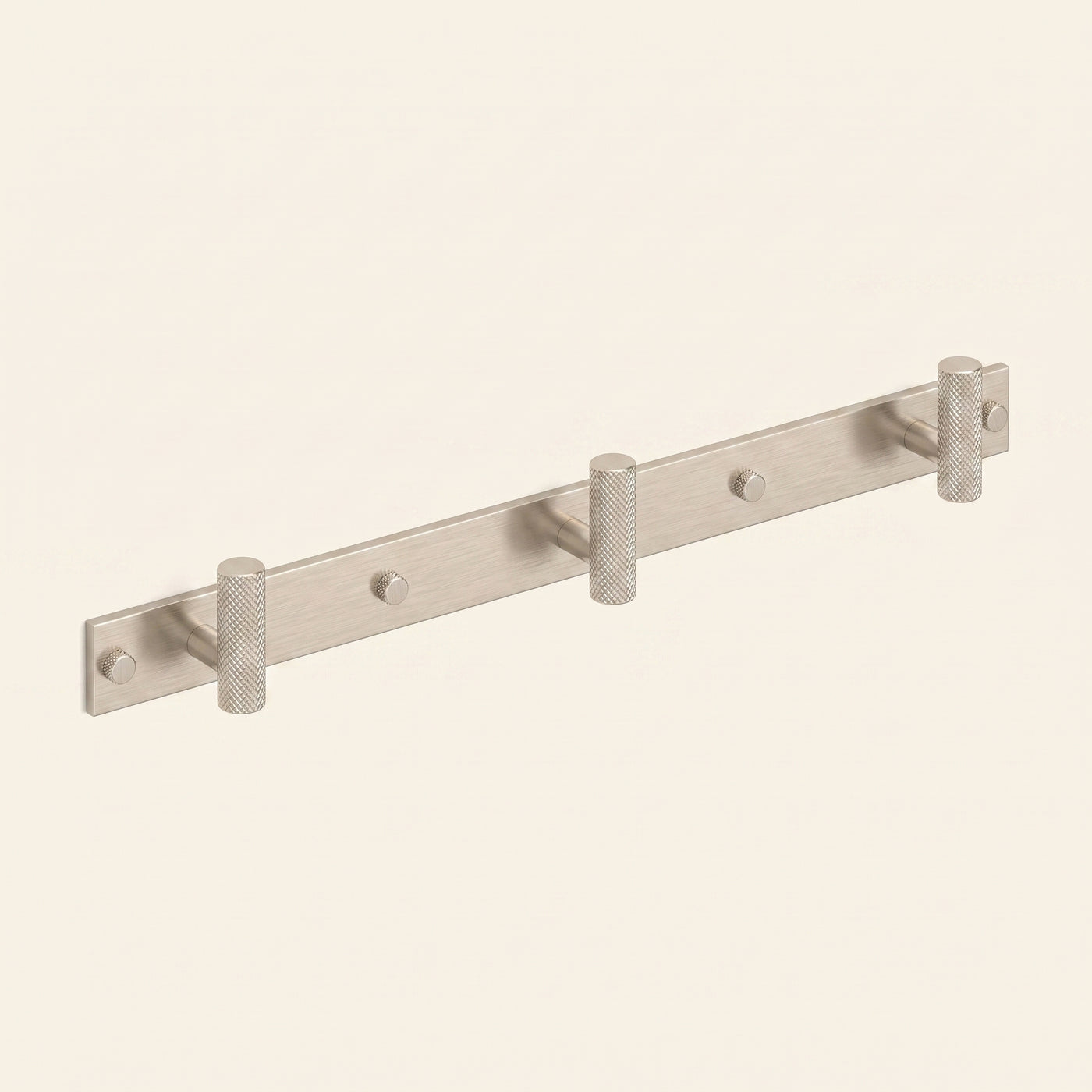 MIX diamantknottrad Wall Krok Rack — Hand-borstad nickel - HBN