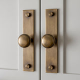 MIX diamantknottrad Wall Krok Rack — miljöbild, Satin antik, satinlack - SAS