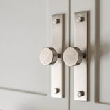 MIX diamantknottrad Wall Krok Rack — miljöbild, Satin nickel - SNP