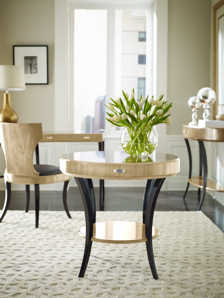 Demilune Console Table Art Deco Large