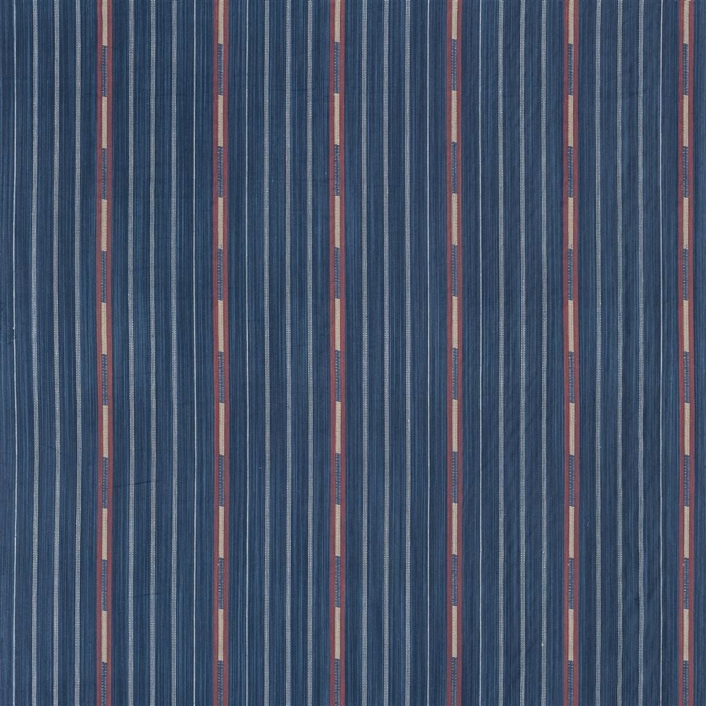Moki Stripe Indigo — William Yeoward tyg