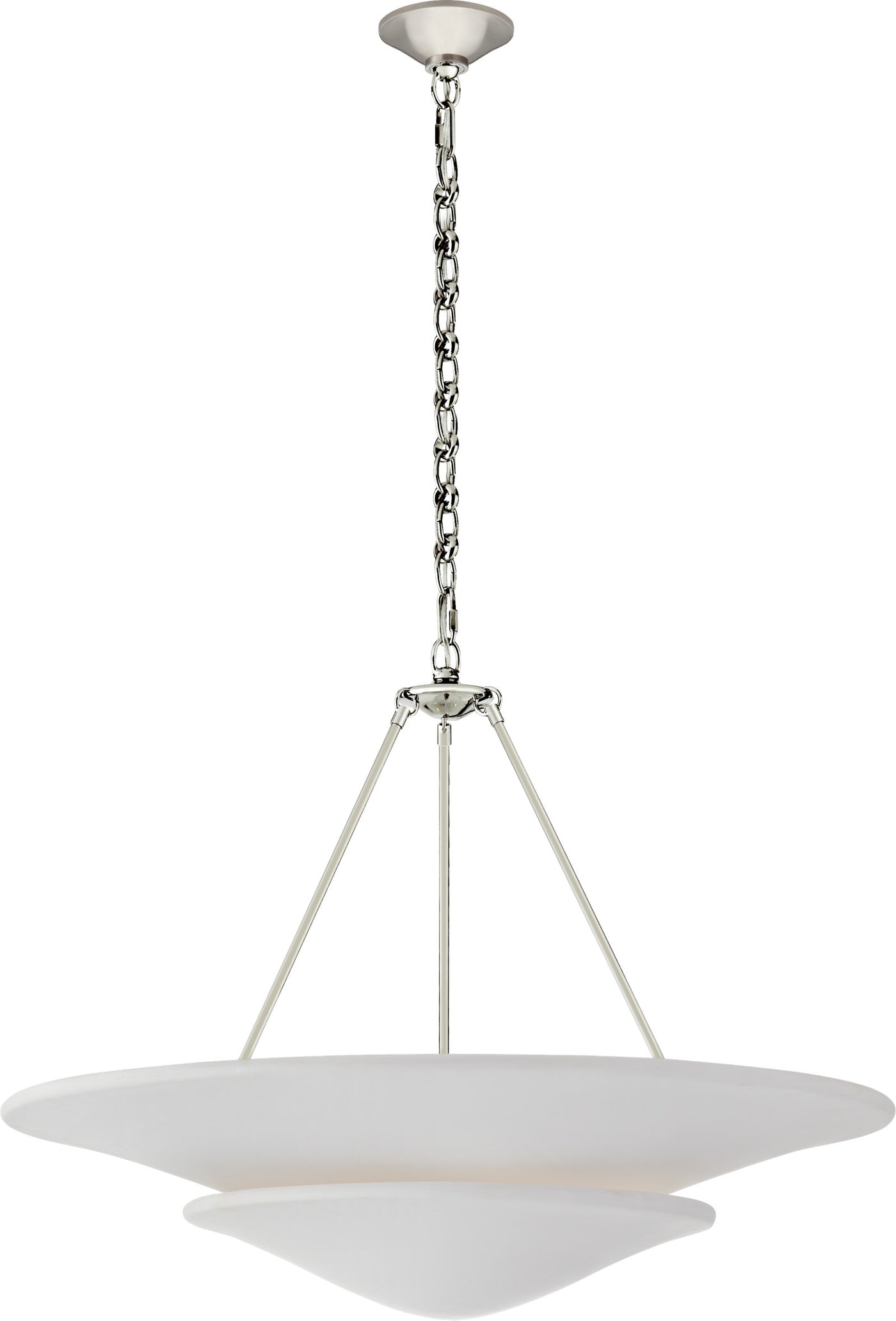 Mollino Large Tiered Takkrona Polished Nickel