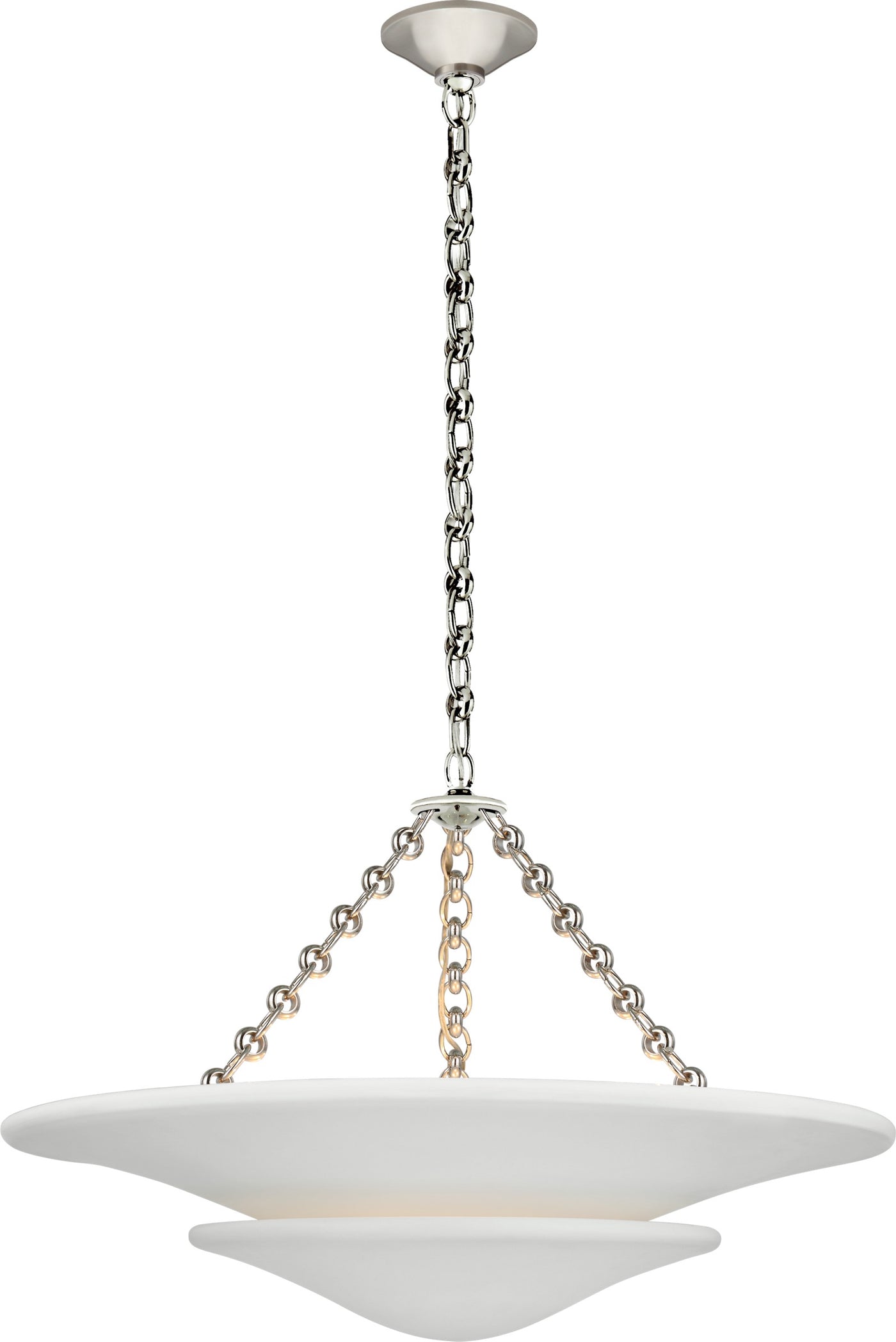 Mollino Medium Tiered Takkrona Polished Nickel