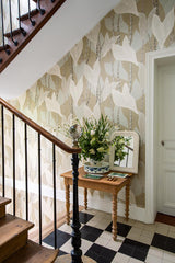 Monstera room setting — Pierre Frey wallpaper