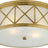 Hand-Rubbed Antique Brass with Frosted Glass