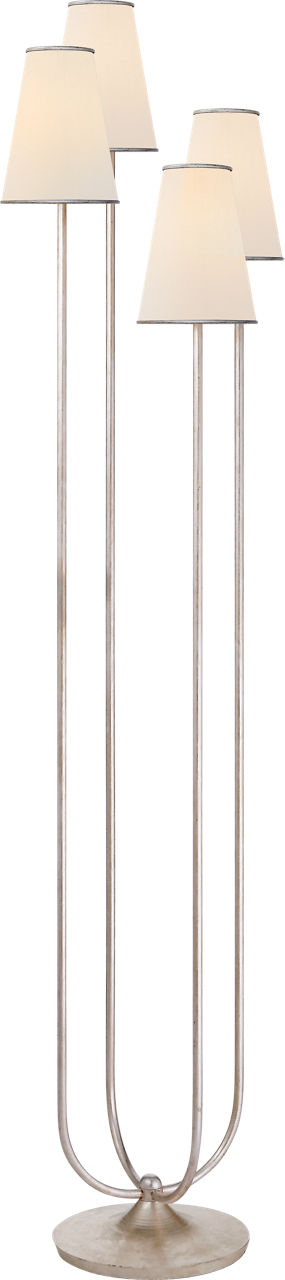 Montreuil Golvlampa Burnished Silver Leaf