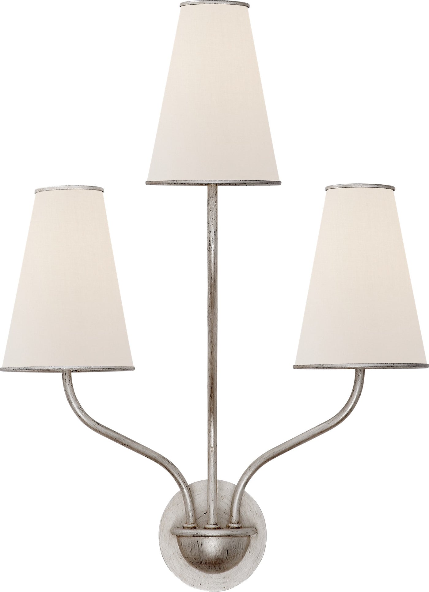 Montreuil Small Wall Vägglampa Burnished Silver Leaf