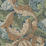 Acanthus Tapet Slate Blue/Thyme tapet fran Morris & Co