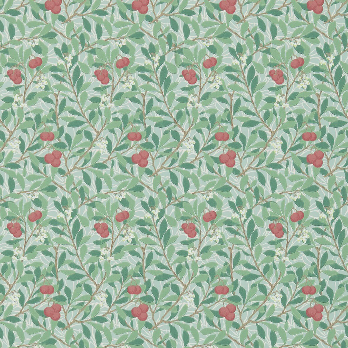 Arbutus Tapet Thyme/Coral