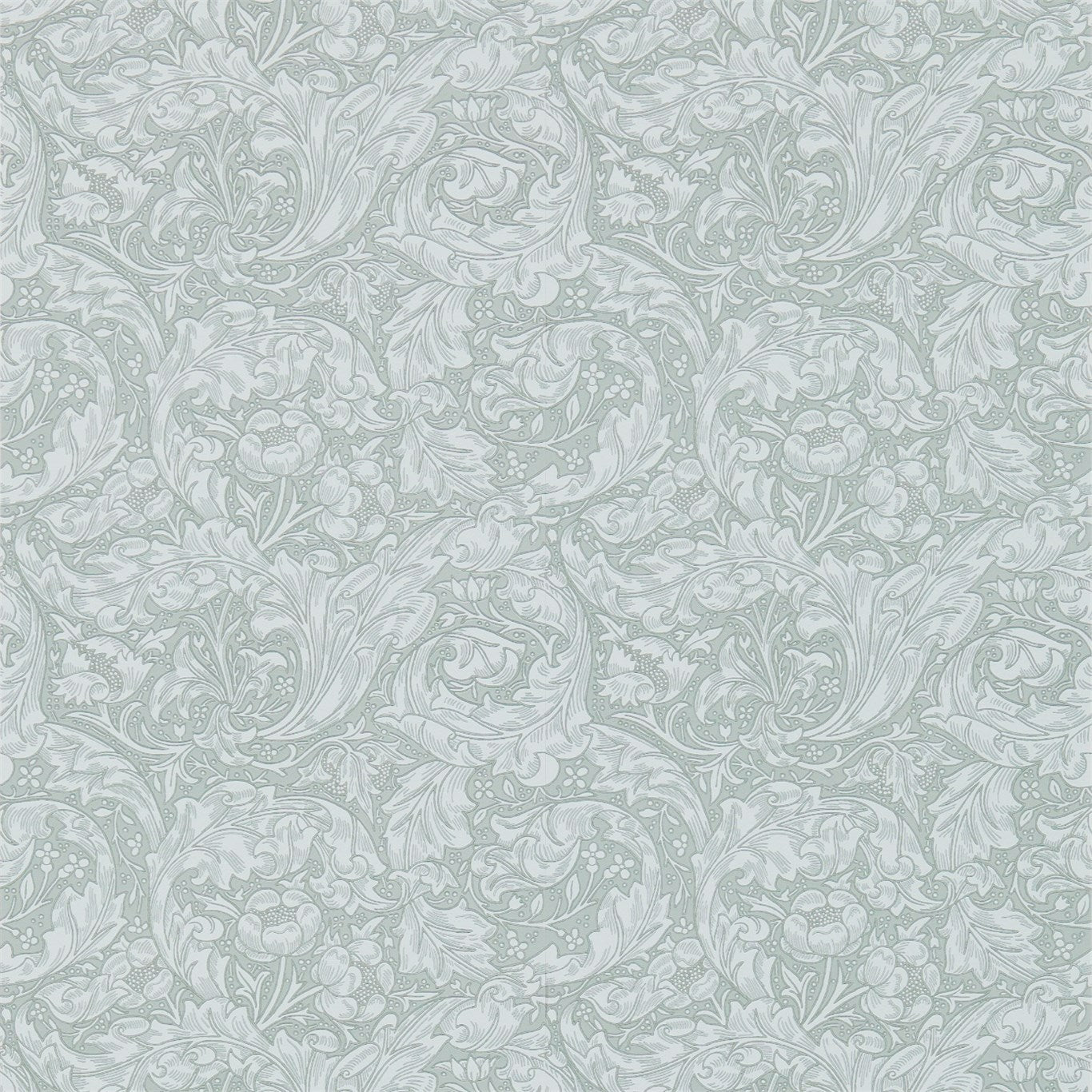 Bachelors Button Tapet Silver tapet fran Morris & Co